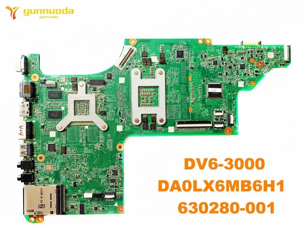 Original for HP DV6 DV6-3000 laptop motherboard DA0LX6MB6H1 630280-001 tested good free shipping | Компьютеры и офис