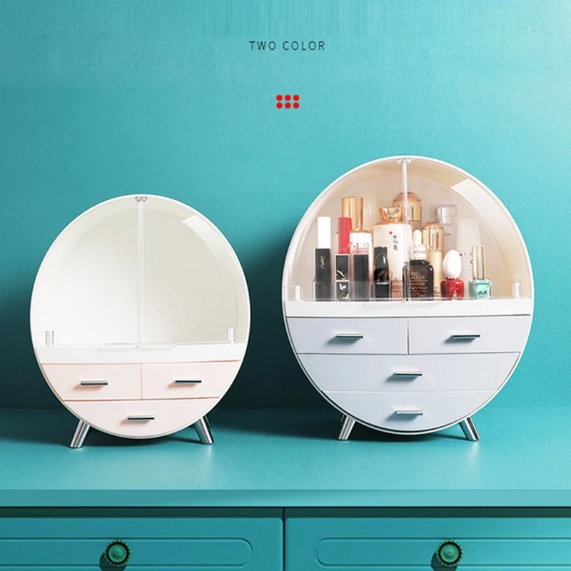 Кейс для макияжа стойка коробка хранения косметики органайзер ящик спальни