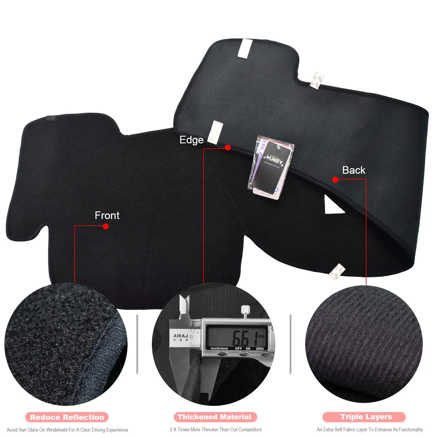 Xukey приборной панели крышки тире коврики для Infiniti G25 G35 G37 Q40 Q60 2008 2011 2012 2013 2014 2015