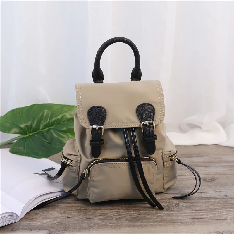 Fashiom Women Backpack Brand Designer Nylon Backpack England Style School Travel Bags Backpack