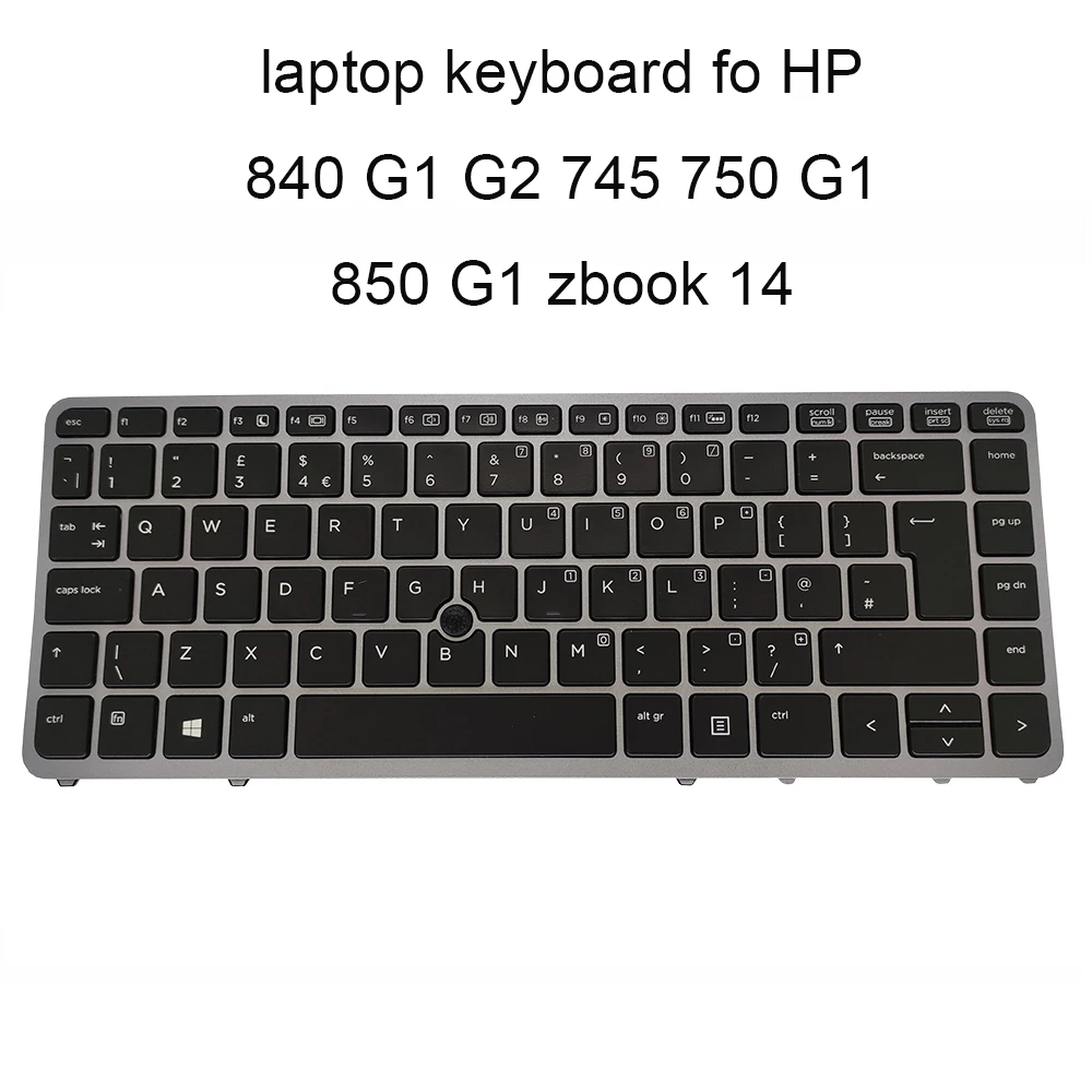 Клавиатура с подсветкой для HP Elitebook 840 G1 G2 850 762758 031|Клавиатуры замены| |