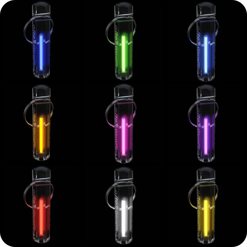 Цепь для ключей брелок Nite Tritium Glowring автоматический ночник самосветящийся