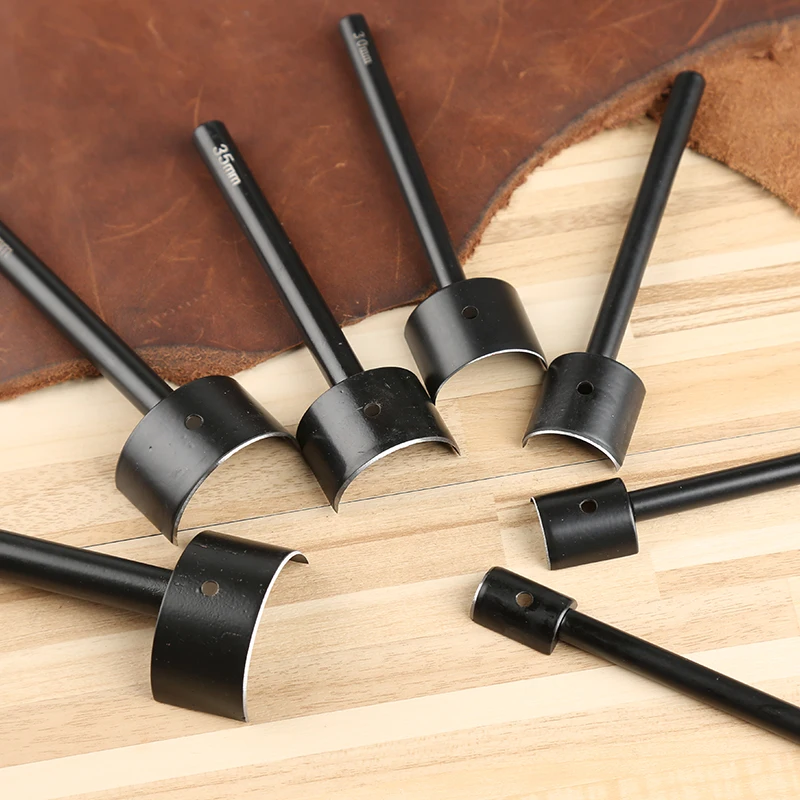 Pаспродажа Imzay 15-45 мм кожаный ремесло полукруглый резак Дырокол инструменты для резки кожи дуга-фотоэлемент для ремня ремень кошелек сумка