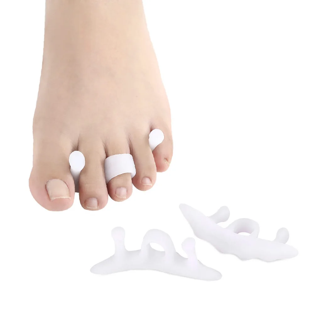 1Pair of Toes Bunion Corrector Hallux Valgus Corrector Day Night Toes Correction Feet Care Cylinder shape