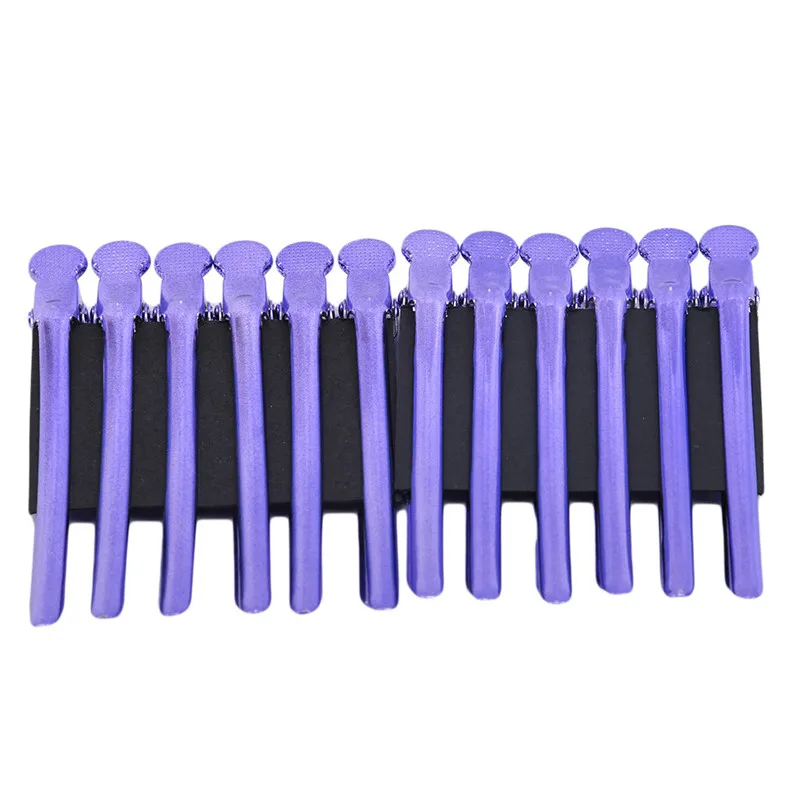 Металлический зажим для волос аллигатора 12 шт./кор. шпильки парикмахерских