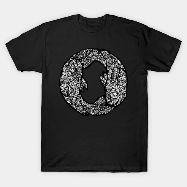

Fashion Constellation Pisces Zodiac Sign Astrology T-Shirt. Summer Cotton Short Sleeve O-Neck Mens T Shirt New S-3XL