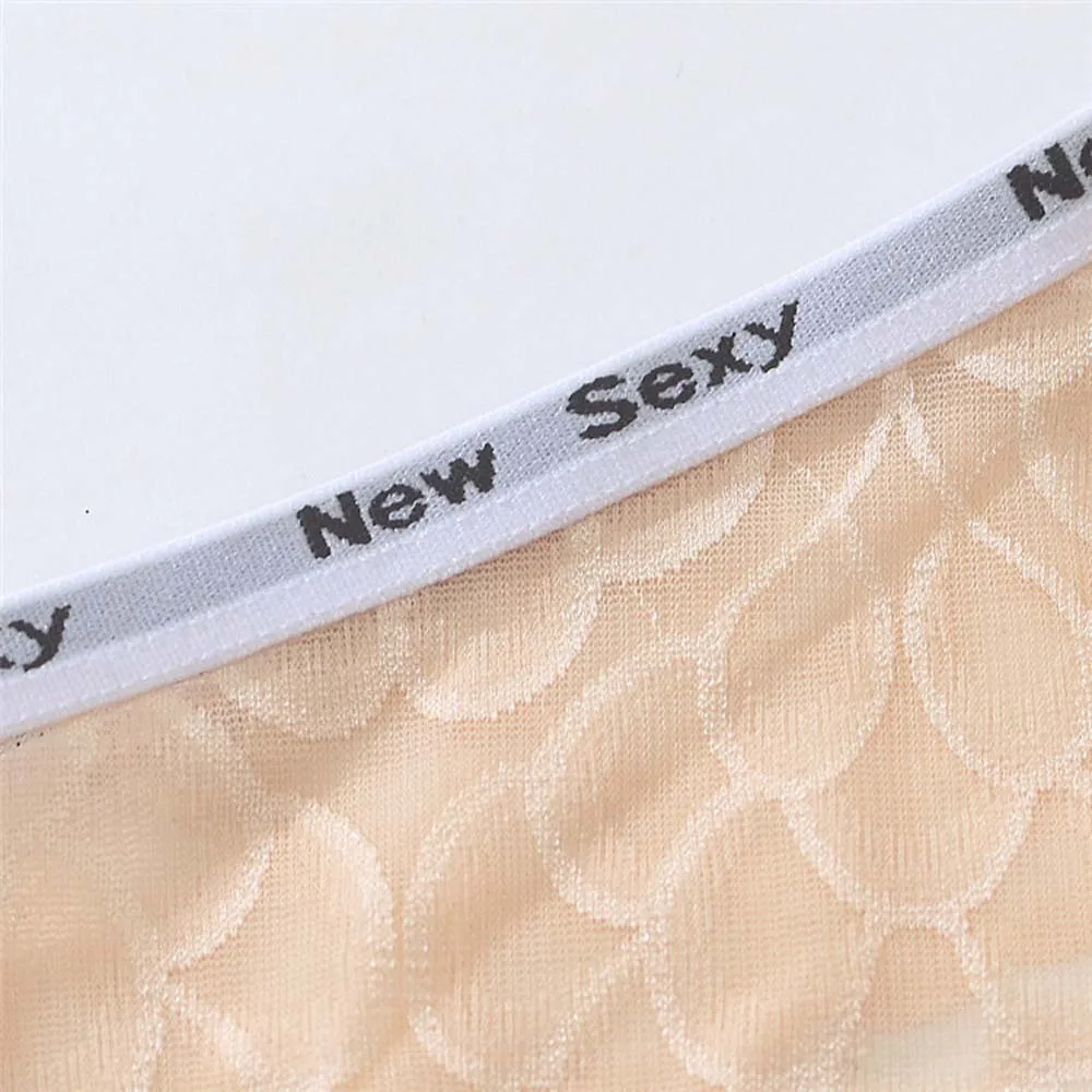 

Ladies Temptation Low-waist Panties Sexy Printed Underwear Thong Seamless Breathable Female G String Lingerie