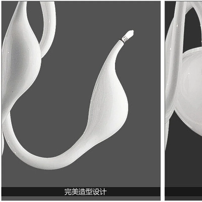 Hot Selling 9 Lights Fashion Swan Chandelier Modern Lamp/Light/Lighting Fixture Wholesale /Retail Red/White/Black/Silver/Gold | Освещение