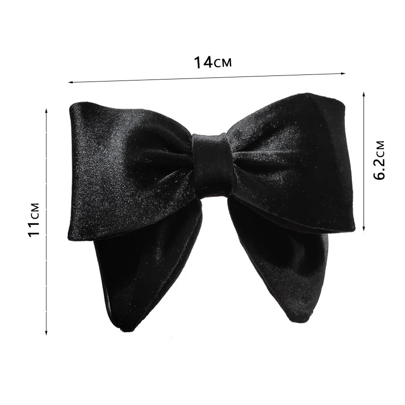 

Vintage Velvet Bows Hair Clips Fashion Solid Hairpins Women Girls Hair Accessories Hair Barrettes Headwear