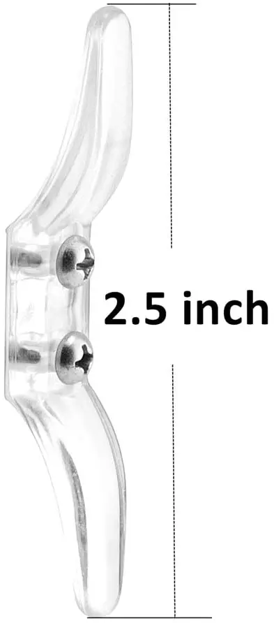 4pcs for Child Safety and 8pcs Screws Drapery/Blinds Clear Color | Curtain Decorative Accessories