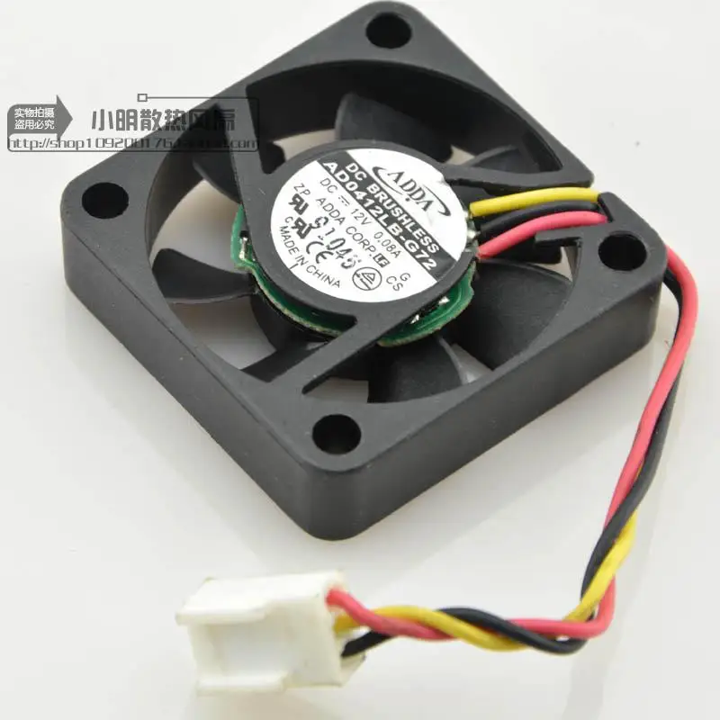 

NEW / AD0412MB-G72 4010 12V 0.08A 3 wires Motor protection cooling