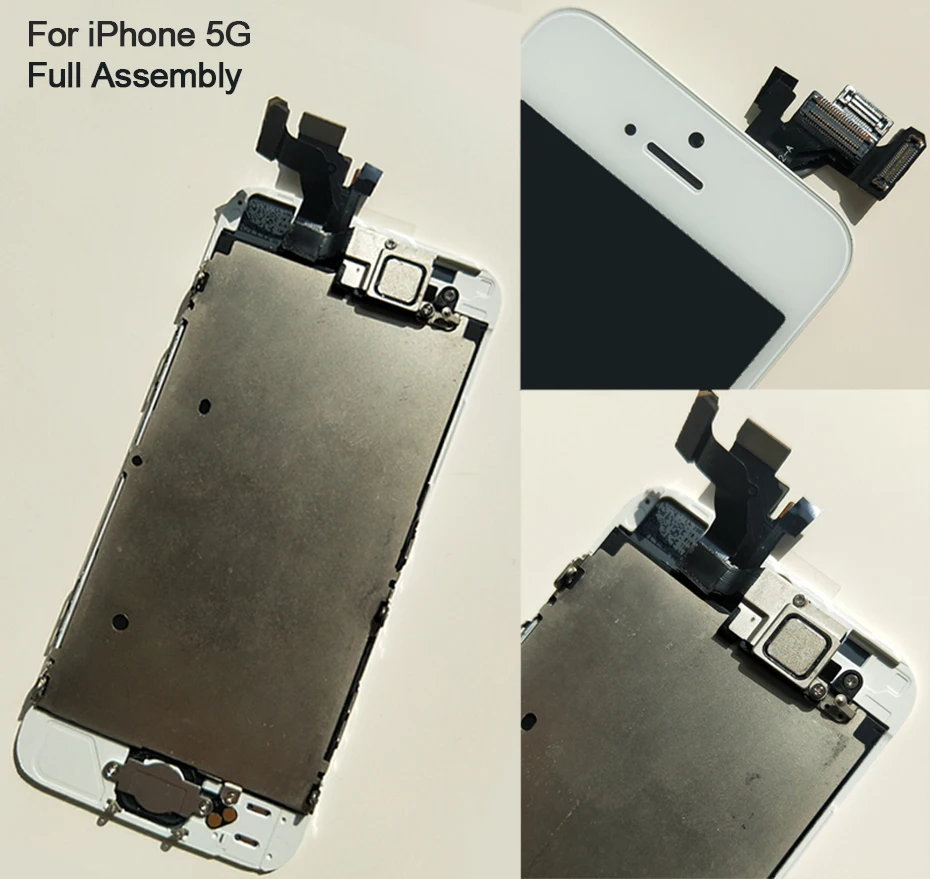 Для iPhone 5 5S 5C, ЖК-дисплей, сенсорный экран, дигитайзер, домашняя кнопка, камера, сборка, запасные части, 5s, Дисплей для iPhone 5S, ЖК-дисплей