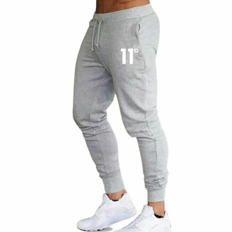 

Hot sale solid casual Mens Casual Slim Fit Tracksuit Sports Solid Male Gym Cotton Skinny Joggers Sweat Casual Pants Trousers