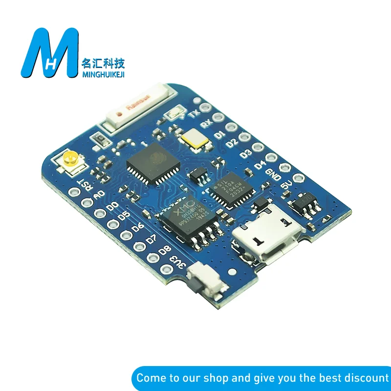 Плата разработки CH340G CH340 ESP8266 ESP-12 V2 USB WeMos D1 Mini PRO V3.0.0 WIFI плата NodeMCU Lua IOT 3 В с