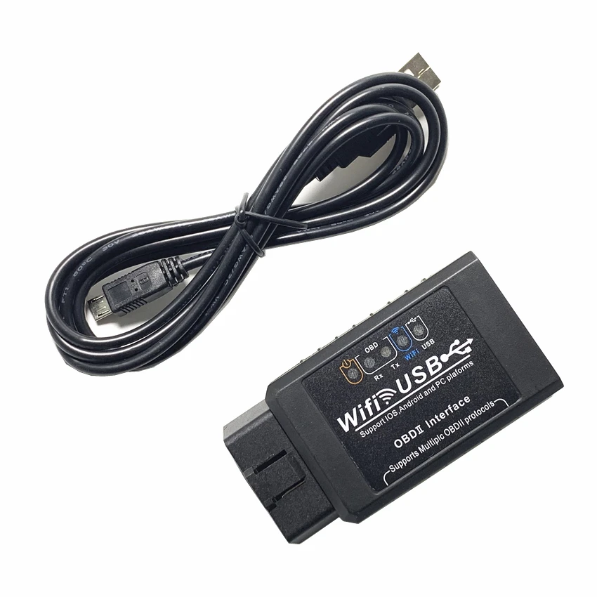 ELM327 USB V1.5 OBD OBD2 WI FI V2.1 программное обеспечение сканер шины CAN автомобильной