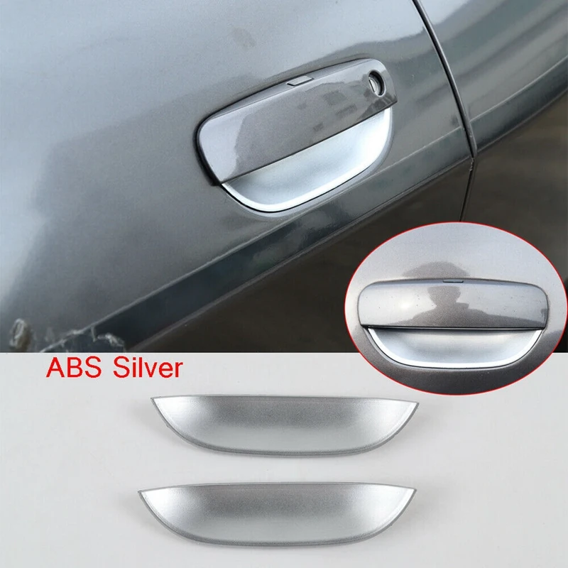 

for 2015-2020 Dodge Challenger ABS Look Car Door Bowl Decor Cover Trim 2PCS