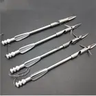 35 шт Высокое качество стрела из нержавеющей стали лук стрелы стрельба рыбы Дротика Охота Стрельба Рогатка Дротика Охотный арбалет с употреблением желтого зубчика-Стрелка Новый