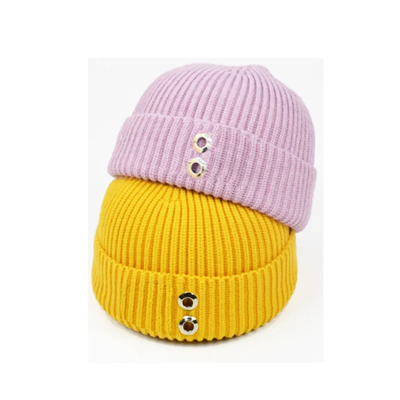 2020 зимняя трендовая плотная теплая шерстяная велосипедная шапка с железной