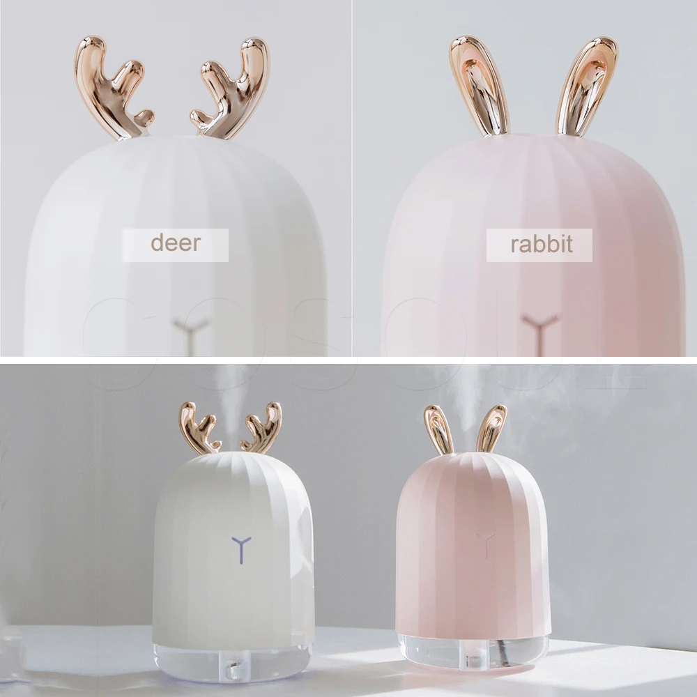 

Air humidifier Home Office Nano spray Fashion Care for skin Essential Oil Diffuser Fogger Mist Maker with LED Night Lamp