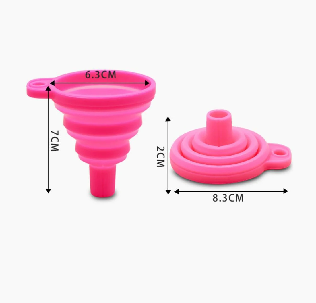 

Kitchen Tool DIY Food-Grade Folding Silicone Funnel Household Liquid Dispensing Mini Funnel Gadget