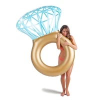 140cm diamond inflatable swimming circle raft pool float swimming ring for adult women photo props pool toys beach party