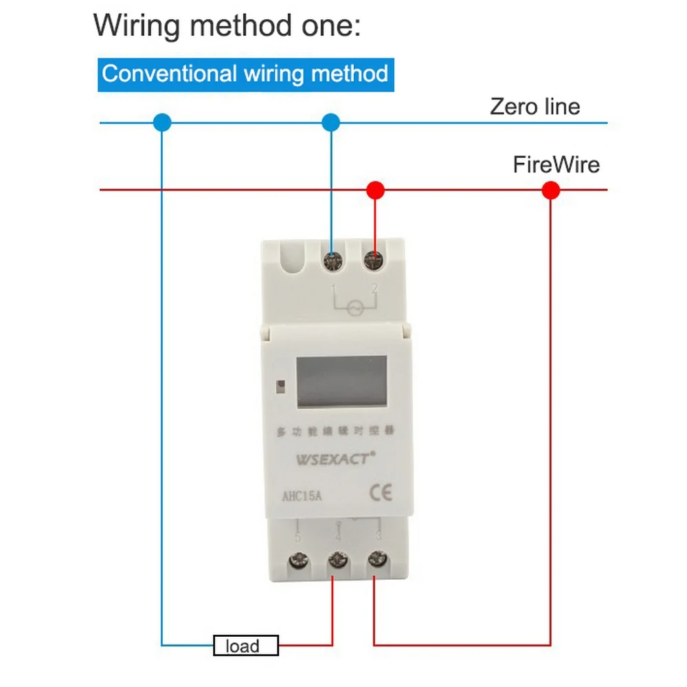 Time Switch 240V 30A Din Rail Programmable Digital Timer AHC15Azb18b Relay Control Power Electronic Weekly | Инструменты