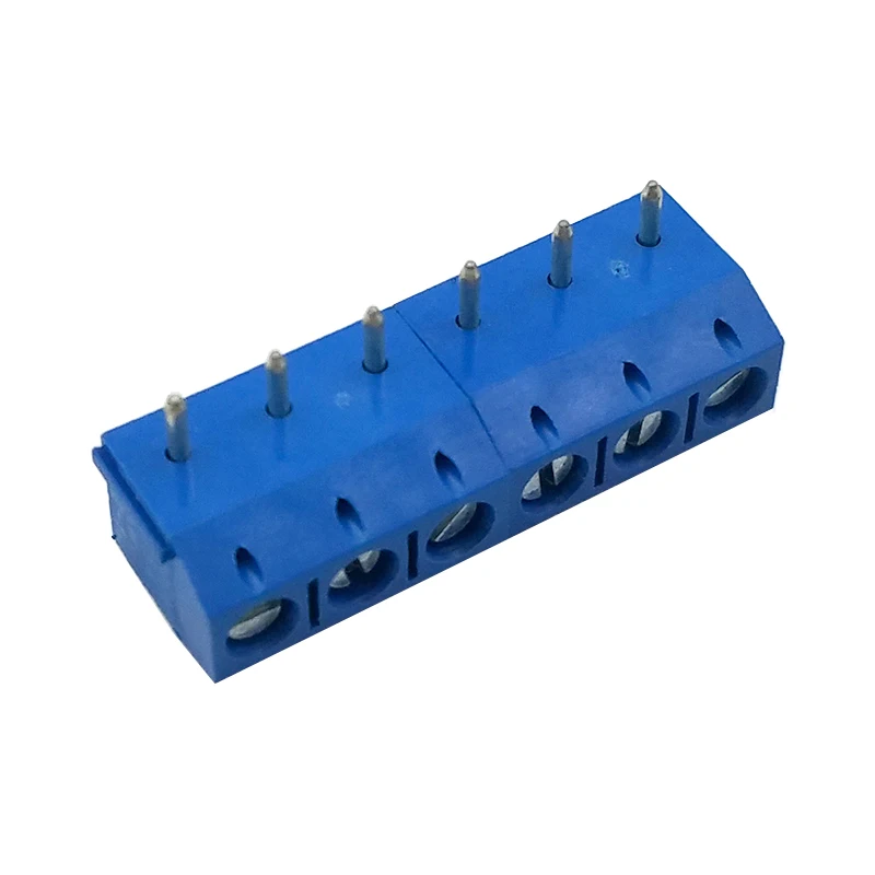 KF301R 301R 5 0 2P 3P PCB универсальные Винтовые клеммные блоки синяя пластиковая Высота 10