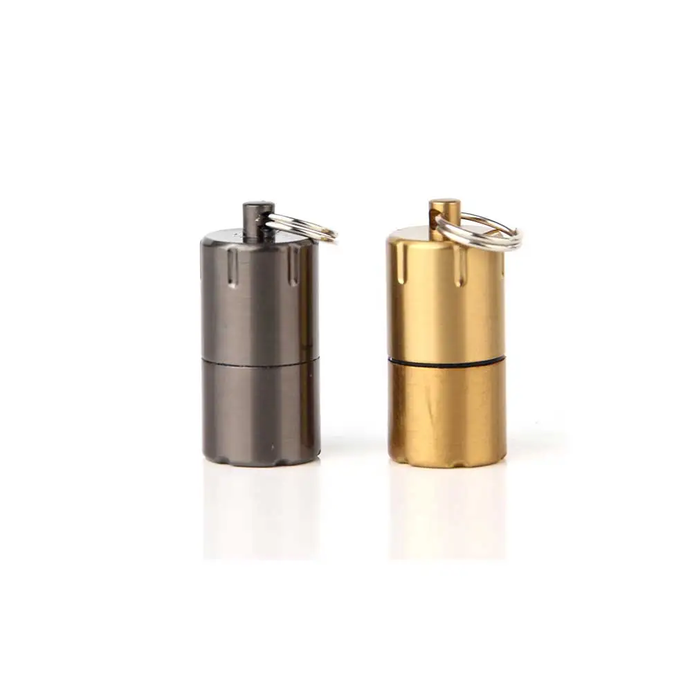 Компактная керосиновая мини зажигалка в капсулах бензиновая с надутой клавишей