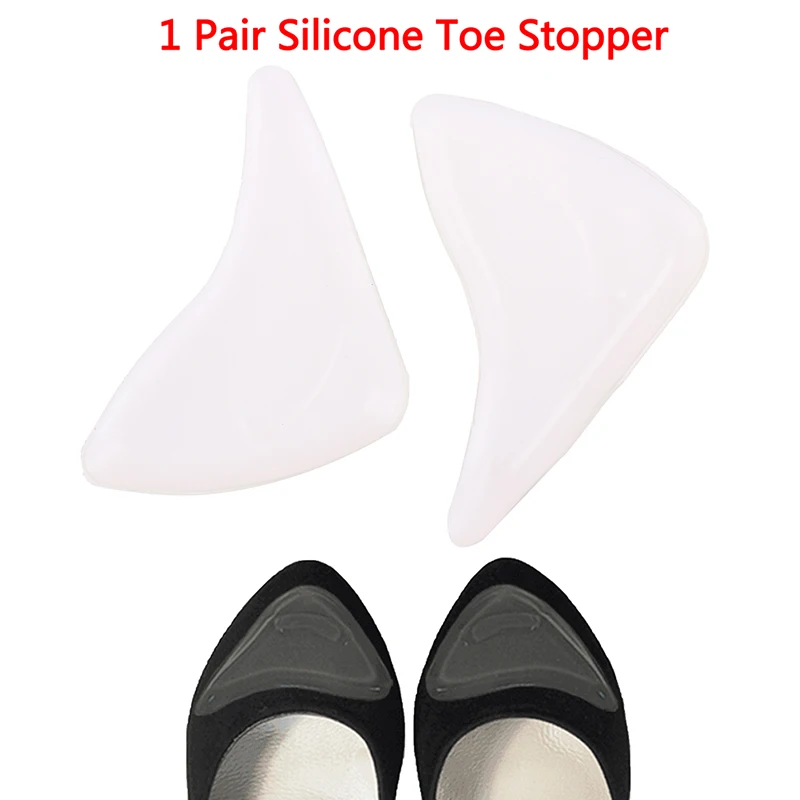 

1pair Silicone Shoe Pad Forefoot Cushio Toe Stopper Gel Massage Non Slip High Heels Half Palm Insole Shoe Cushion