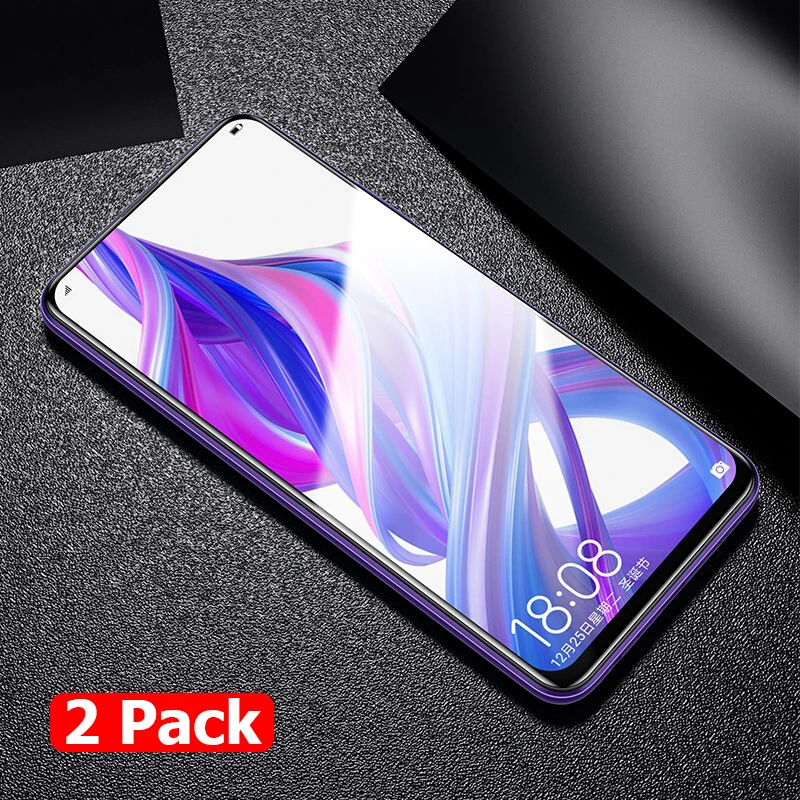 Закаленное стекло для Huawei Honor 9X Global 2 упаковки Взрывозащищенная защитная пленка
