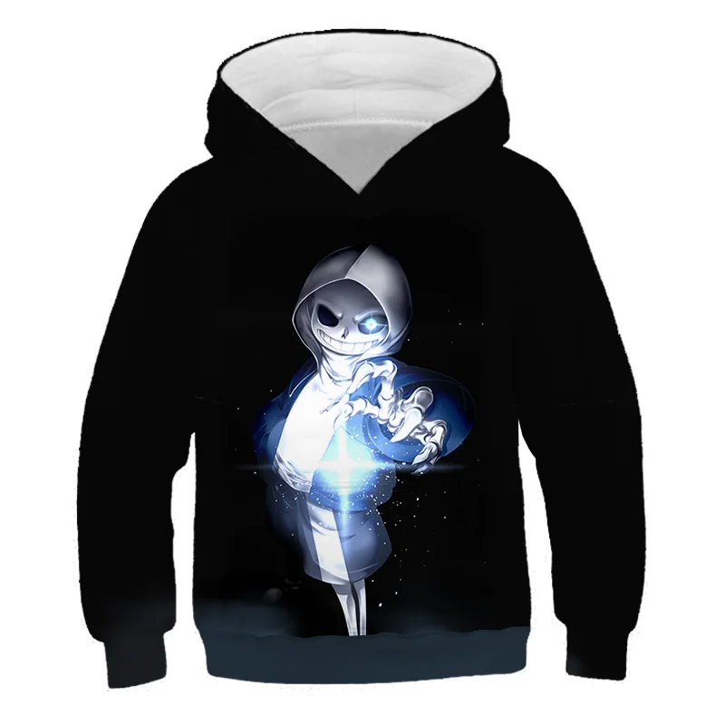 Детский свитер с капюшоном с 3D принтом в виде героя мультфильма «Undertale» Летняя Детская уличная модная Толстовка для отдыха для мальчиков и девочек - Цвет: TNT-813