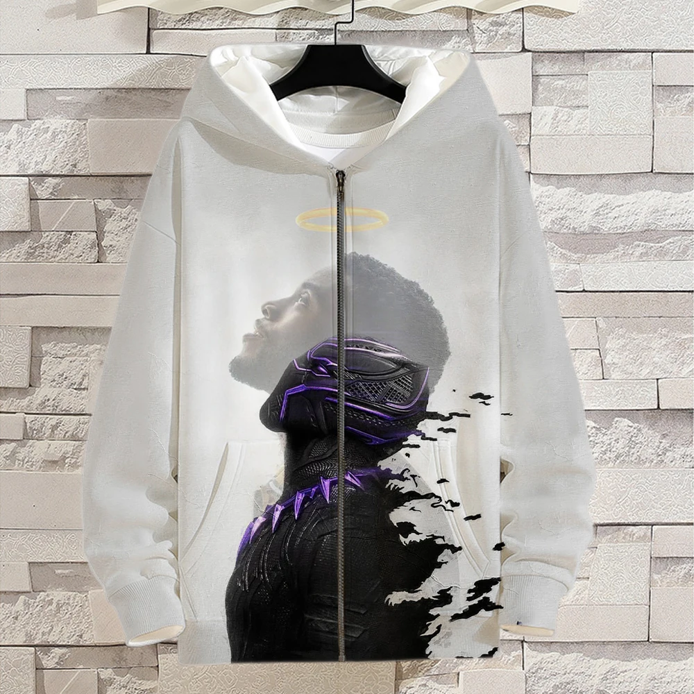 Толстовка с капюшоном на молнии для мужчин и женщин Модный свитшот 3D принтом