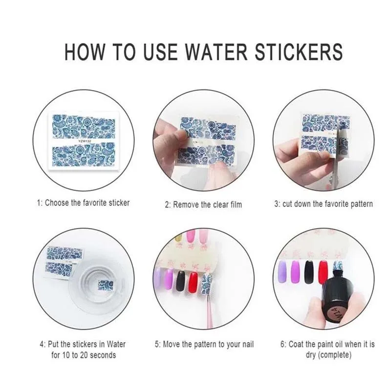 1 Pcs Fruit Christmas 28 Designs Nail Sticker Set Black Dream cather Feather Decal Water Transfer Slider For Nails Art Decor | Красота и