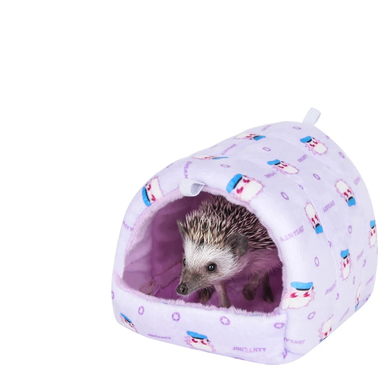 

Small Pet Sleeping Bag Hamster Warm Nest Mat Small Cotton Nest Guinea Pig House Hamster Accessories Unique Gift
