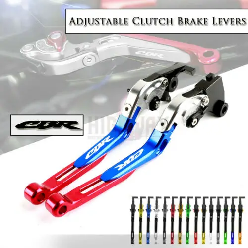 

Motorcycle Adjustable Folding Extendable Brake Clutch Levers for Honda CBR250R CBR300R CBR500R CB500F/X CBR 250 500 CB500X