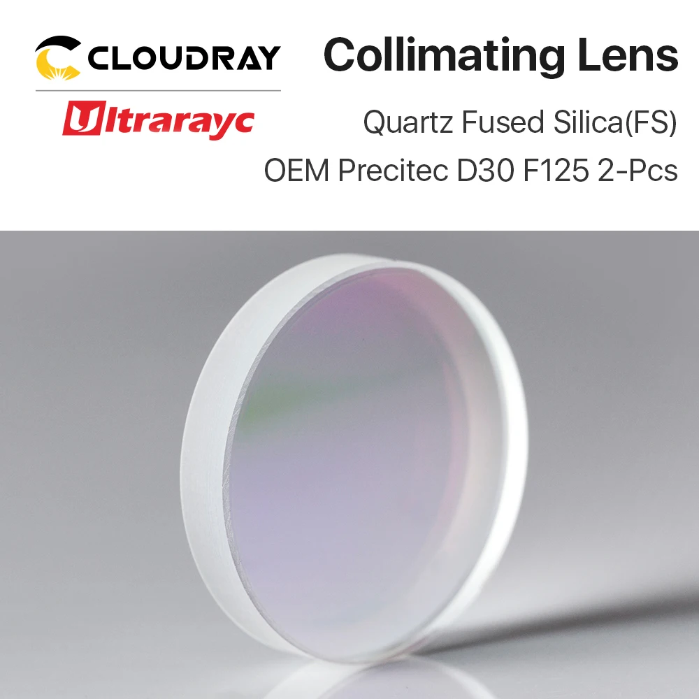 Ultrarayc сферическая фокусировочная линза D28 D30 F75 F100 F125mm Precitec кварцевый плавленый кремнезем объектив для высокоэнергетического волоконного лазера