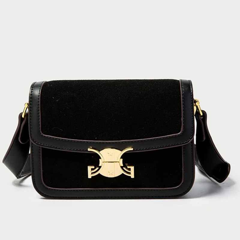 

2021 New Fashion All-match Simple High-quality Leather Small Square Bag Ladies Shoulder Satchels Handbags Women Bags Sac A Main