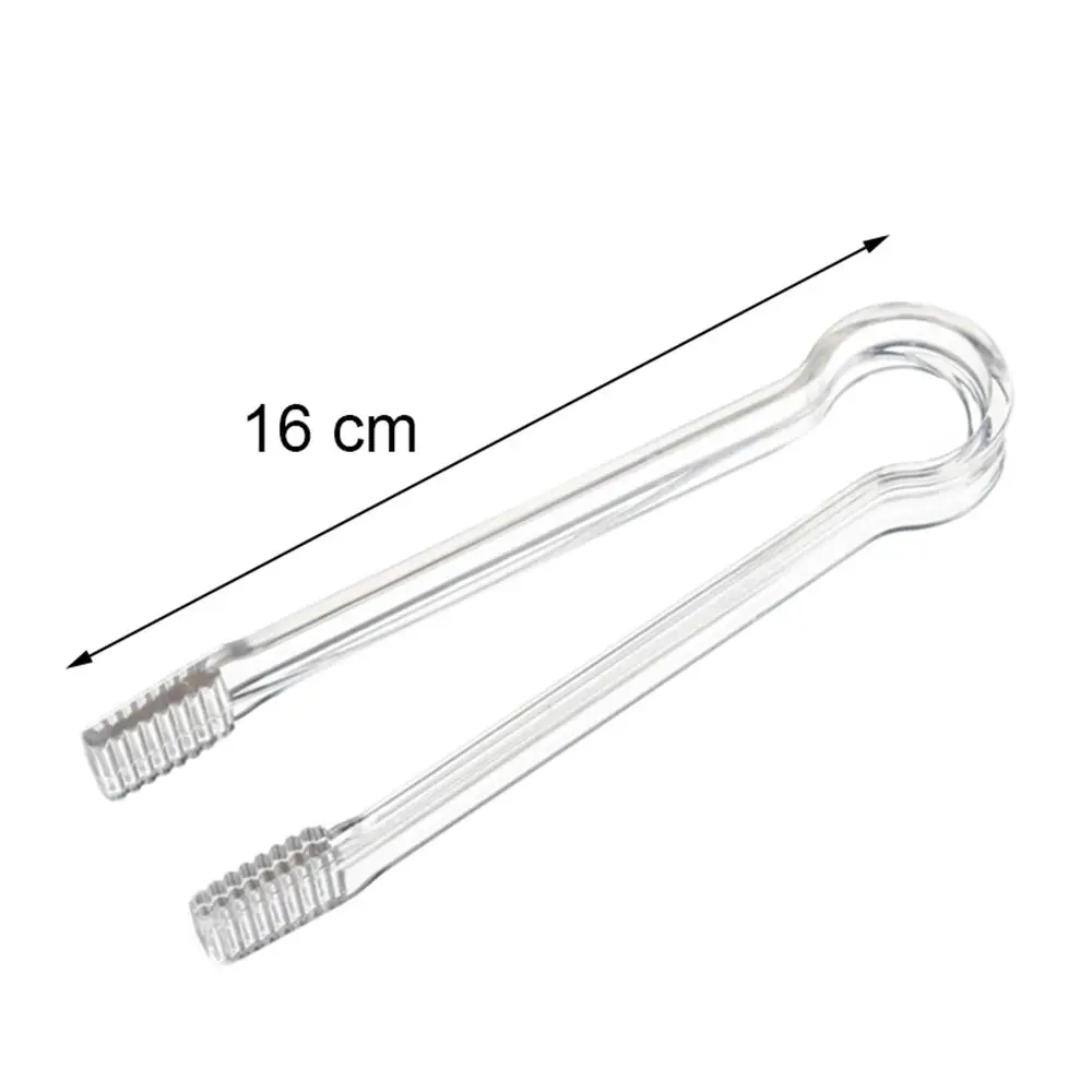 

1PC Ice Tongs 16cm Plastic Clip Food Salad Wedding Party Bar KTV Buffet Sweet Bread Cake Clip Serving Tongs