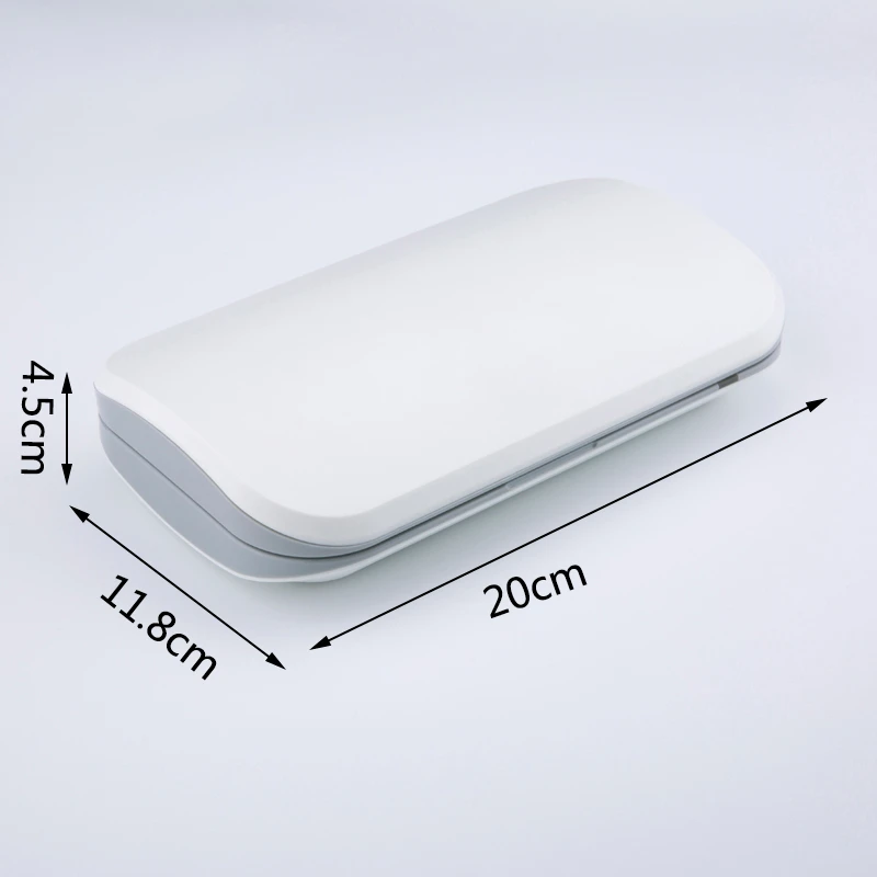 

Portable Double Antibacteria UV Disinfection Box Ultraviolet Disinfector for Phone Jewelry Sterilizer Cleaner Personal Care Tool