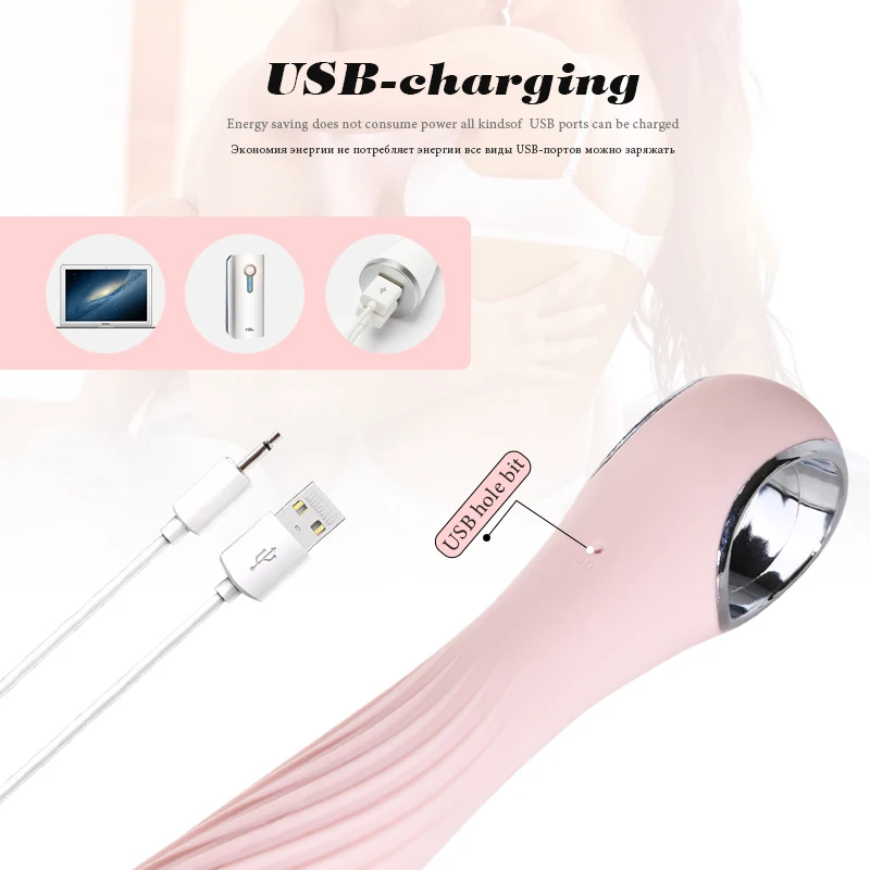 Электрический шок вибратор &quotМагический Жезл&quot G Spot Клитор стимуляция массажер