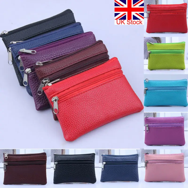 Кожаный Кошелек Дамская мода настоящий маленький кошелек для монет Женская
