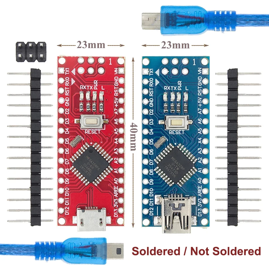 Nano с Загрузчиком совместимый контроллер 3 0 Для arduino CH340 USB драйвер 16 МГц v3.0 ATMEGA328P/168P