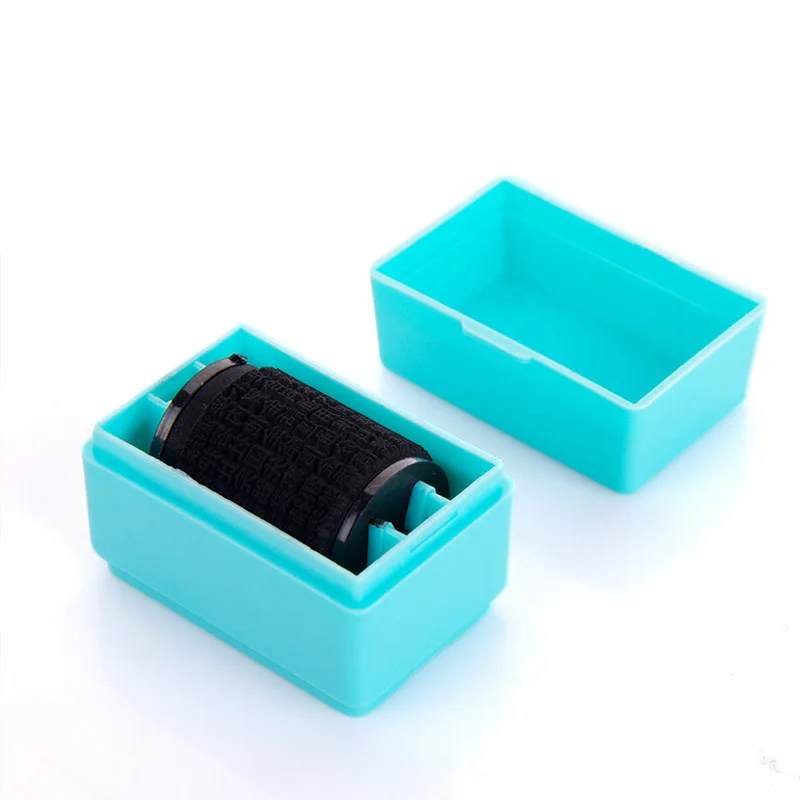 Portable Your ID Confidentiality 1Pcs Messy Code Security Stamp Seal Roller Theft Protect Guard Confidential | Дом и сад