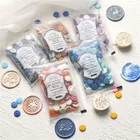 100 искусственные восковые бусины в стиле ретро для печати воском, для открыток, конвертов, свадебных приглашений, подарочных упаковок