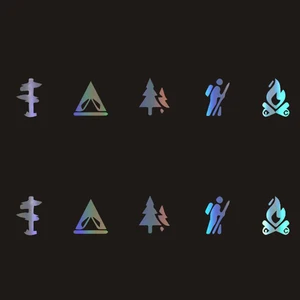 Походные наклейки для автомобиля наклейки на рюкзак для автомобиля наклейки на бампер Стайлинг кузова окна виниловые наклейки на стены