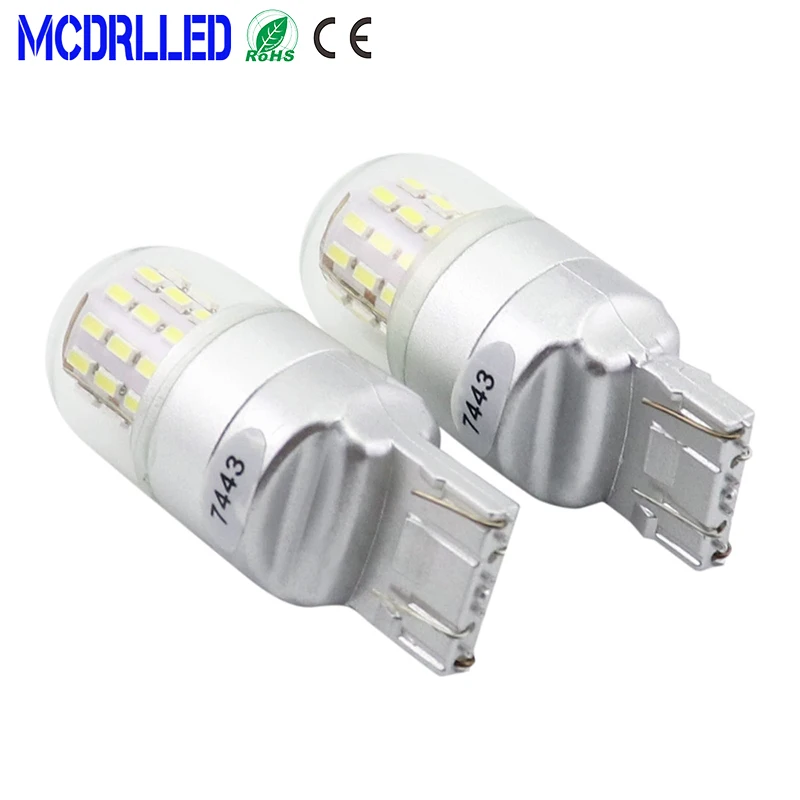 Mcdrlled 2 шт. T20 7440 W21W светодиодный автомобильный указатель поворота авто тормозной