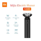 Электробритва Xiaomi Mijia S500, 3 головки, триммер для сухого и влажного бритья, моющееся лезвие, светодиодный дисплей