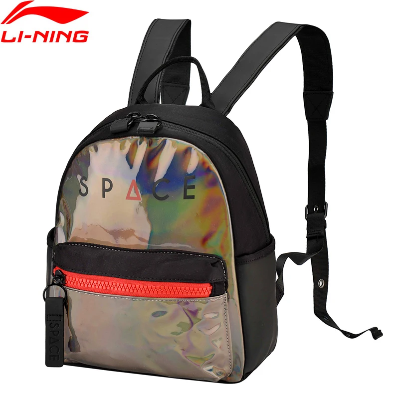 Li Ning унисекс спортивный рюкзак для отдыха с подкладкой из полиэстера школьные