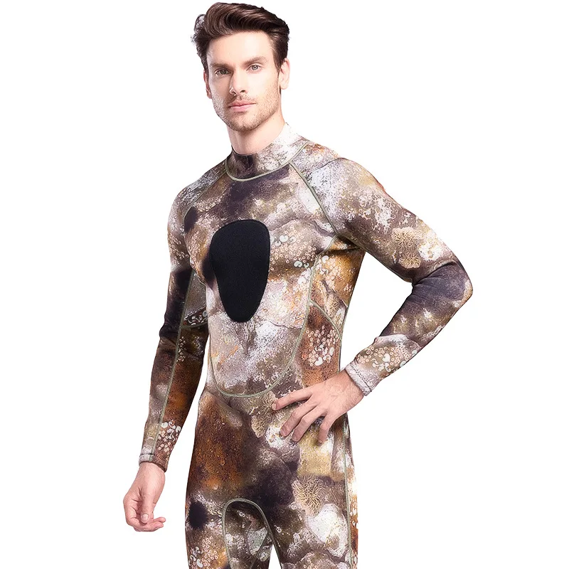 Резиновый неопреновый Камуфляжный Гидрокостюмы 3 мм для подводной охоты