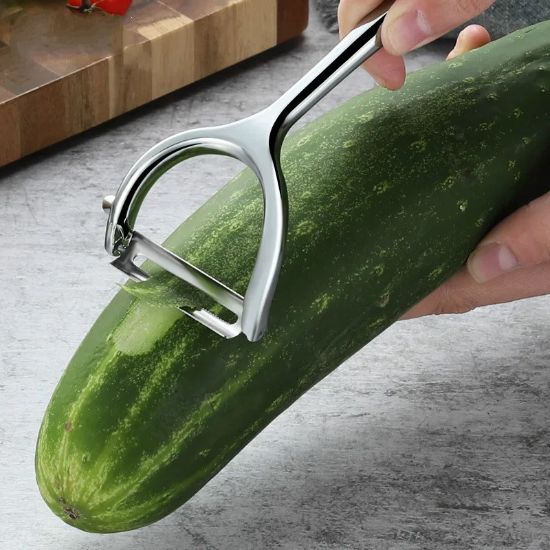 Новинка Овощечистка из нержавеющей стали семейные кухонные инструменты цветной